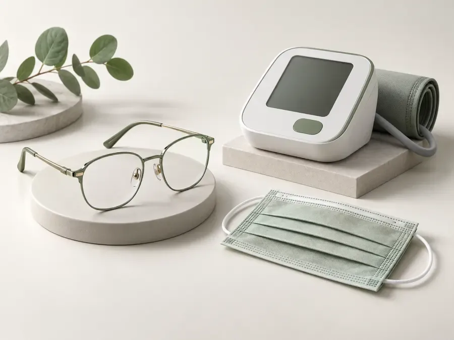 Eyewear & healthcare category illustration